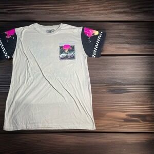 fresh laundry t shirt Tokyo Drift Race Track Men Sz(L) Polyester/Cotton vintage‎